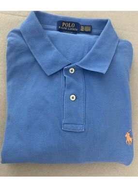 Polo Ralph Lauren Polo Men's XXL Blue Short Sleeve Golf Shirt Classic Fit Pony